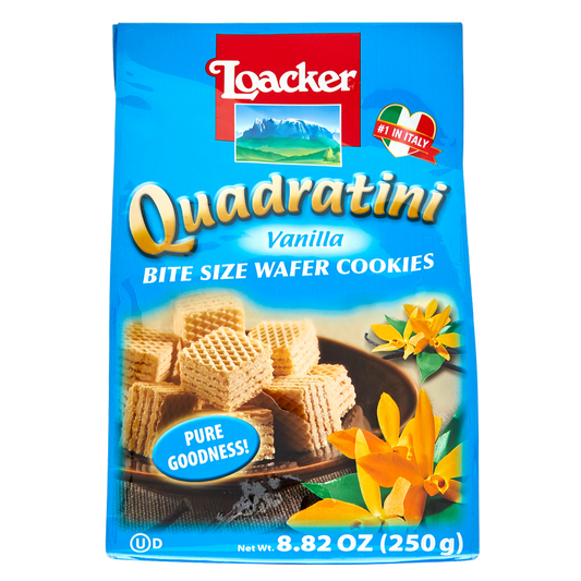 Quadratini Vanilla Bite Size Wafer Cookies 8.82oz