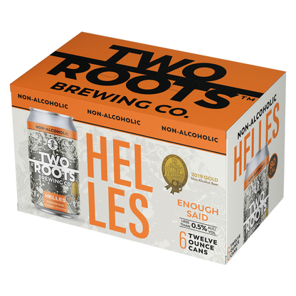 Two Roots Brewing Enough Said Helles Non-Alcoholic 6pk 12oz Can