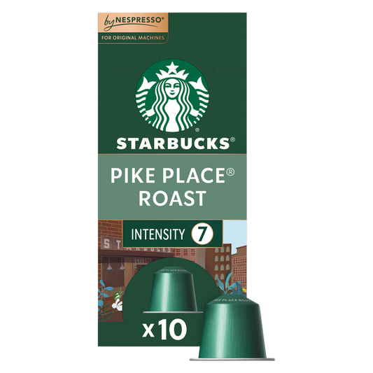 Starbucks By Nespresso Pike Place Roast Capsules 10ct Capsules