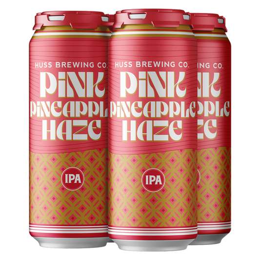Huss Brewing Co. Pink Pineapple Haze 4pk 16oz Can