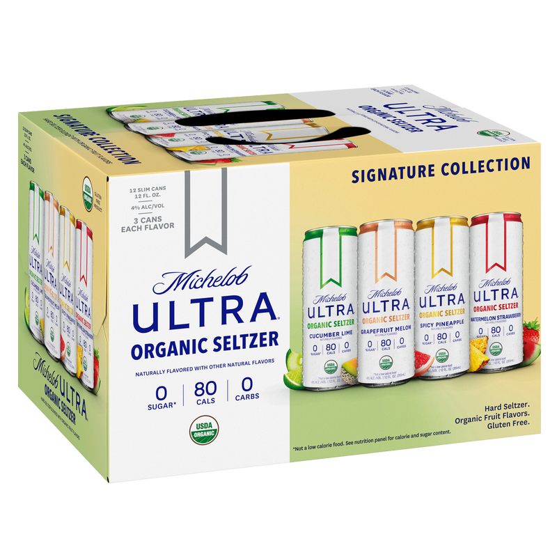 Michelob ULTRA Organic Hard Seltzer Variety Pack 12pk 12oz Slim Cans 4% ABV