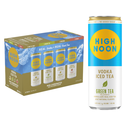 High Noon Vodka Iced Tea Lake Pack 8pk 355ml Can 4.5% ABV