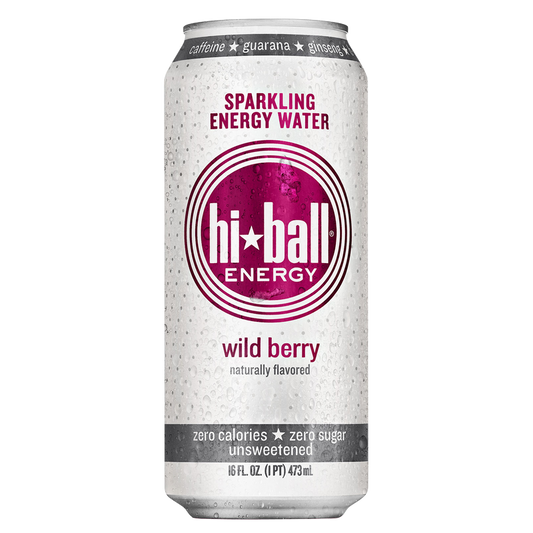 Hiball Wildberry Sparkling Energy Water 16oz Can