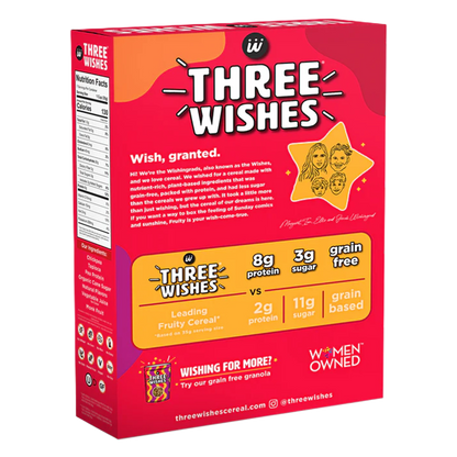Three Wishes Grain Free Cereal Fruity 8.6oz
