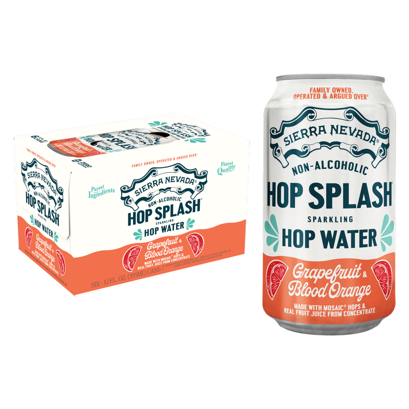 Sierra Nevada Hop Splash Citrus Sparkling Water 6PKC