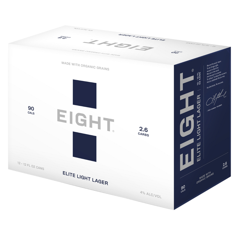 EIGHT Elite Light Lager 12pk 12oz Can 4.0% ABV