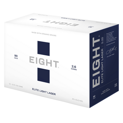 EIGHT Elite Light Lager 12pk 12oz Can 4.0% ABV