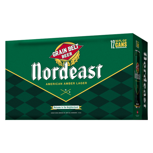 Grain Belt Brewery Nordeast Amber Lager 12pk 16oz Can