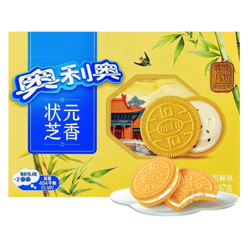 OREO Sesame Shortbread Cookies, 3.42 oz