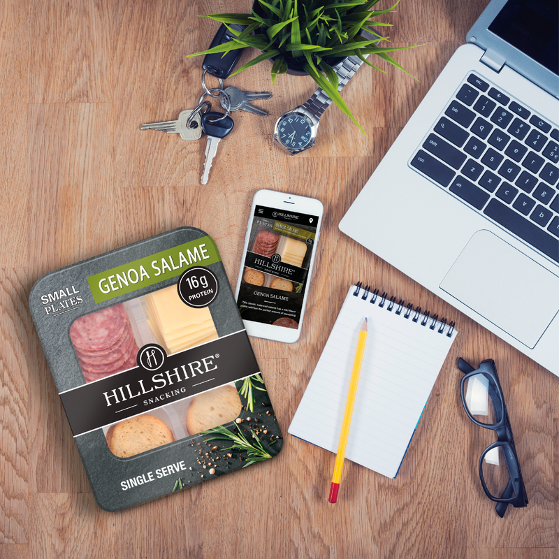 Hillshire Snacking Protein Small Plates Genoa Salami & White Cheddar Cheese - 2.76oz