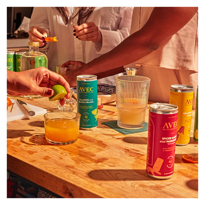 AVEC Jalapeno and Blood Orange 4pk 8.5oz Can