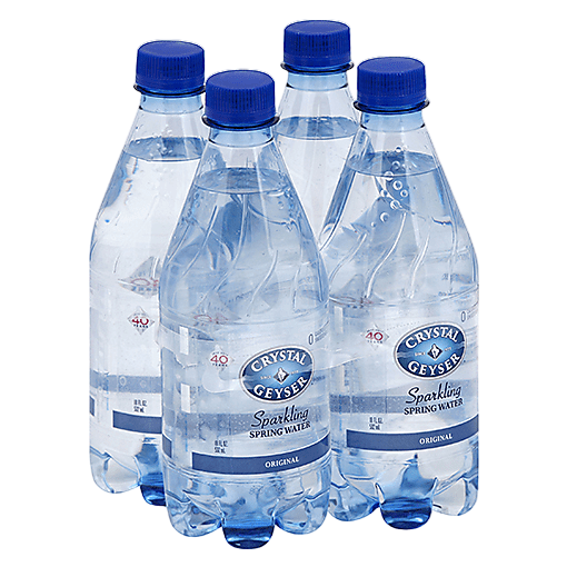 Crystal Geyser Sparkling Lime Mineral Water 4pk 18oz Btl
