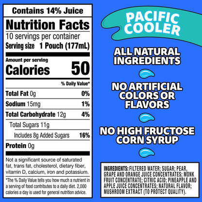 Capri Sun Pacific Cooler 6oz 10pk