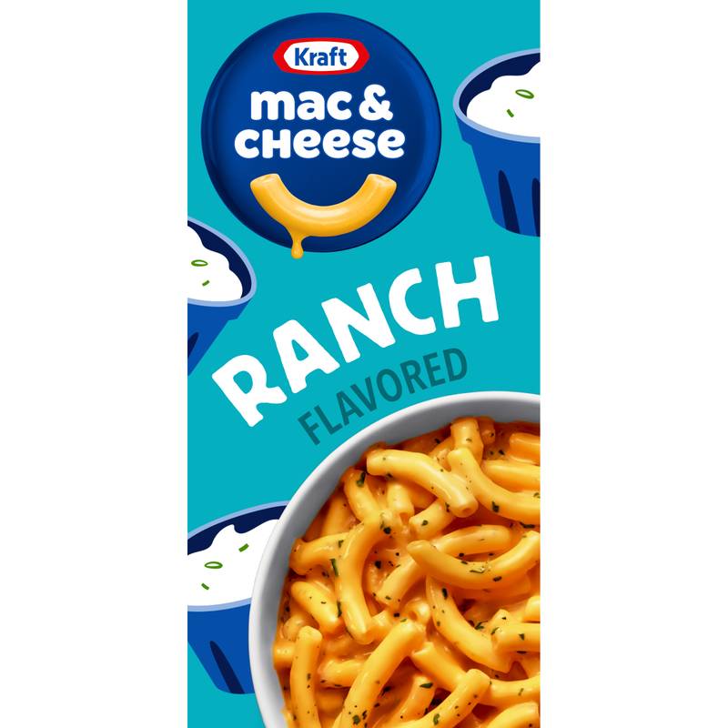 Kraft Ranch Flavored Macaroni and Cheese Dinner, 7.25 oz Box