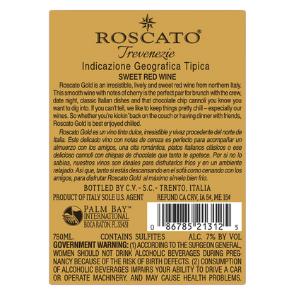 Roscato Gold Sweet Red 750 ml