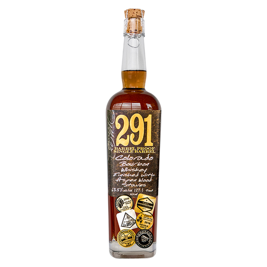 291 Colorado Bourbon Whiskey Barrel Proof Single Barrel 750ml (126 Proof)