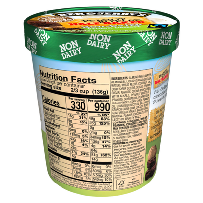 Ben & Jerry's Non-Dairy Peanut Butter Half Baked Pint