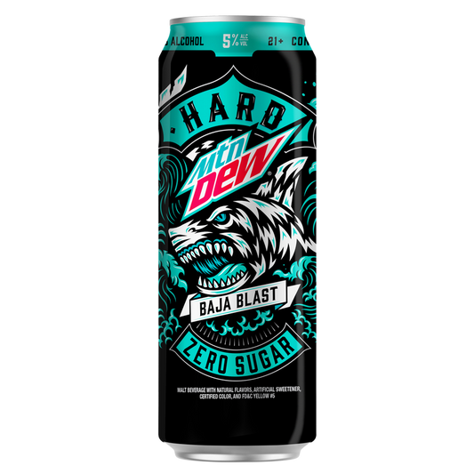MTN DEW® Hard Zero Sugar Baja Blast Single 24oz Can