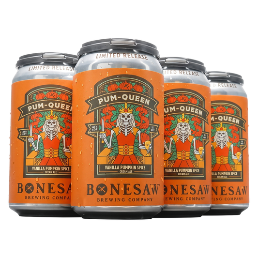 Bonesaw PumQueen Vanilla Pumpkin Spice Ale 6pk 12oz Can