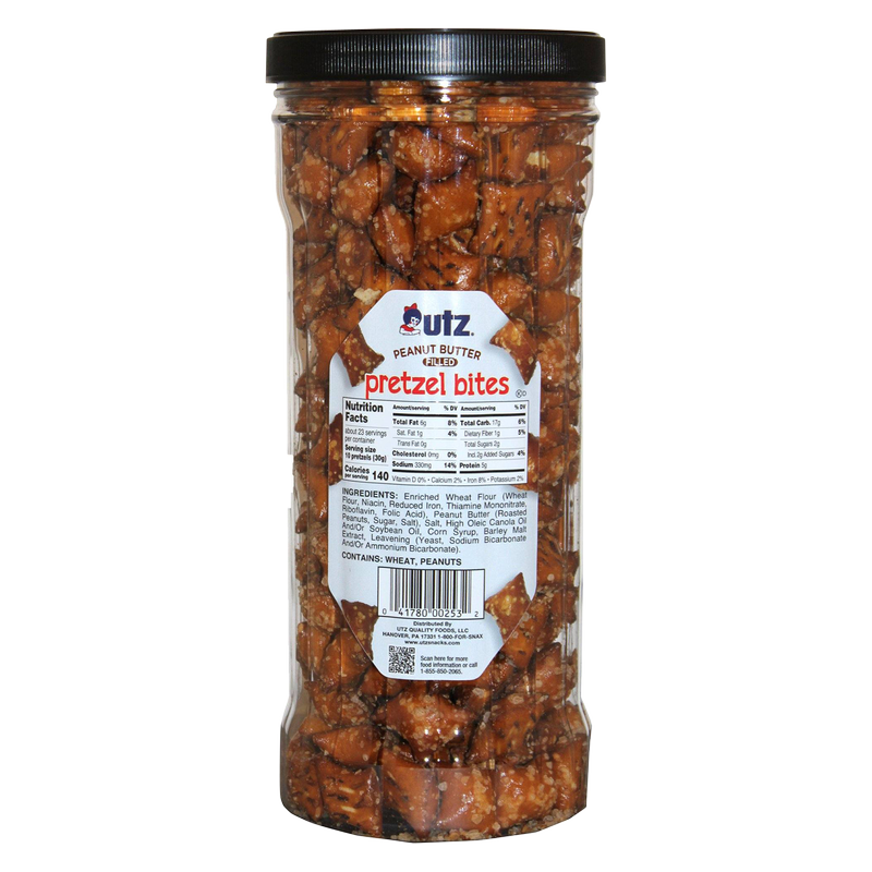 Utz Peanut Butter Filled Pretzel Bites 24oz