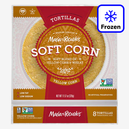Maria & Ricardo's Soft Yellow Frozen Corn Tortillas - 11.57oz