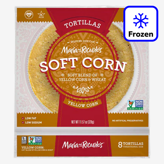 Maria & Ricardo's Soft Yellow Frozen Corn Tortillas - 11.57oz