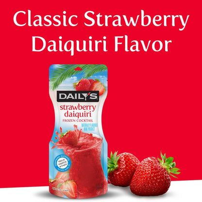 Daily's Strawberry Daiquiri Single 10oz Pouch 5% ABV