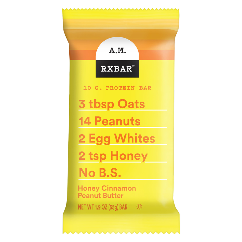 RX Bar AM Honey Cinnamon Peanut Butter, 1.9 oz