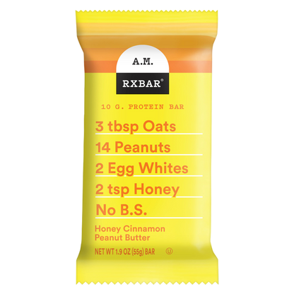 RX Bar AM Honey Cinnamon Peanut Butter, 1.9 oz
