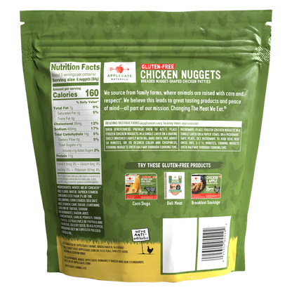 Applegate Natural Gluten Free Family Size Chicken Nuggets 16 oz