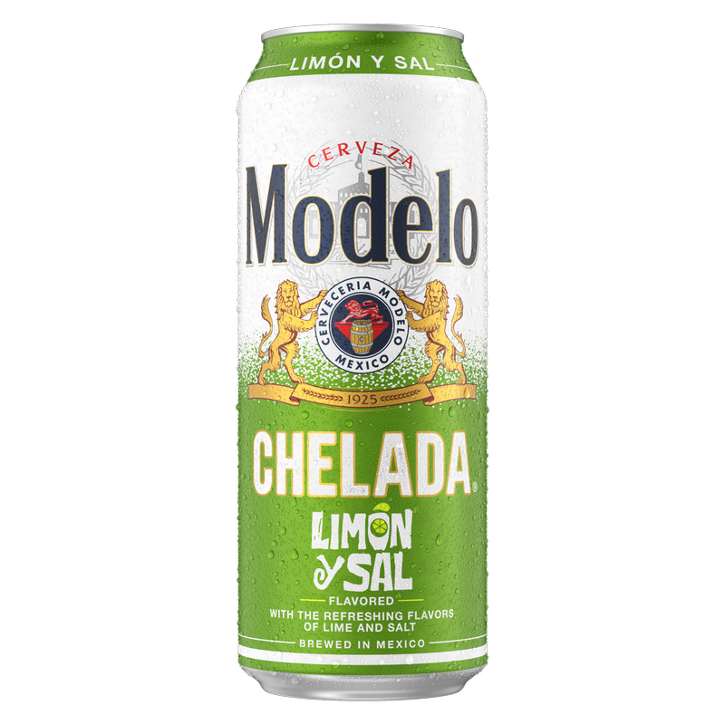 Modelo Chelada Limon Y Sal Single 24oz Can 3.5% ABV