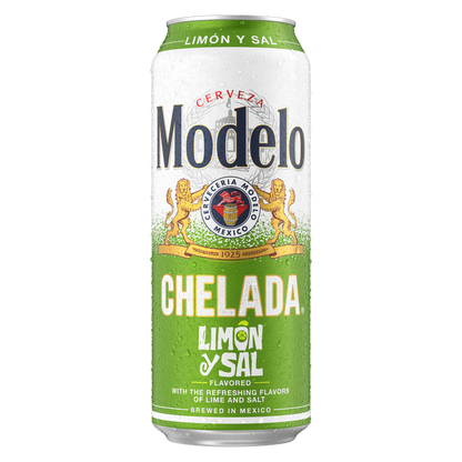 Modelo Chelada Limon Y Sal Single 24oz Can 3.5% ABV