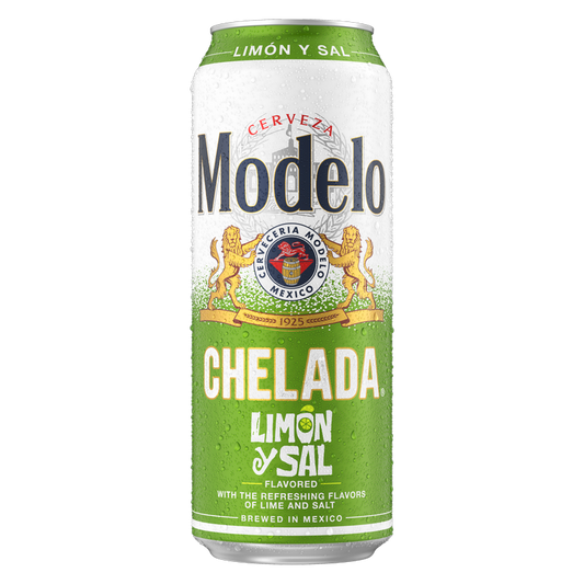 Modelo Chelada Limon Y Sal Single 24oz Can 3.5% ABV