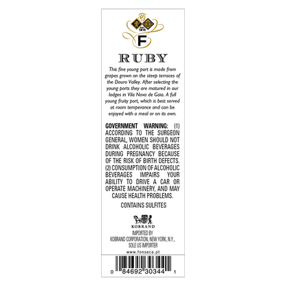Fonseca Ruby Porto 750ml