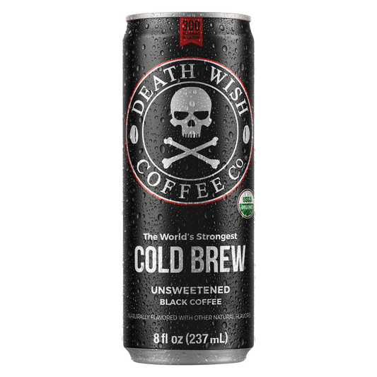 Death Wish Unsweetened Cold Brew 8oz Can