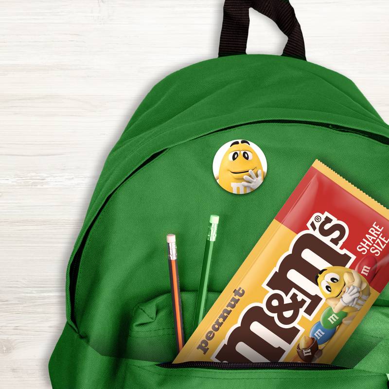 M&M's Peanut Milk Chocolate Candies Share Size, 3.27oz