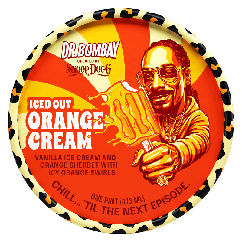 Dr. Bombay Iced Out Orange Cream Ice Cream Pint