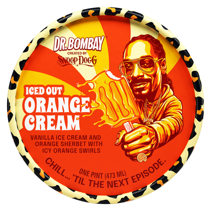 Dr. Bombay Iced Out Orange Cream Ice Cream Pint