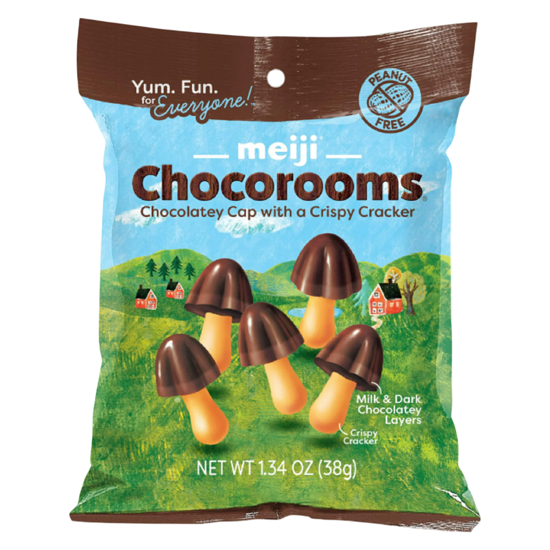 Meiji Chocorooms, 1.34 oz case 8 CT