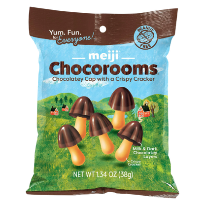 Meiji Chocorooms, 1.34 oz case 8 CT