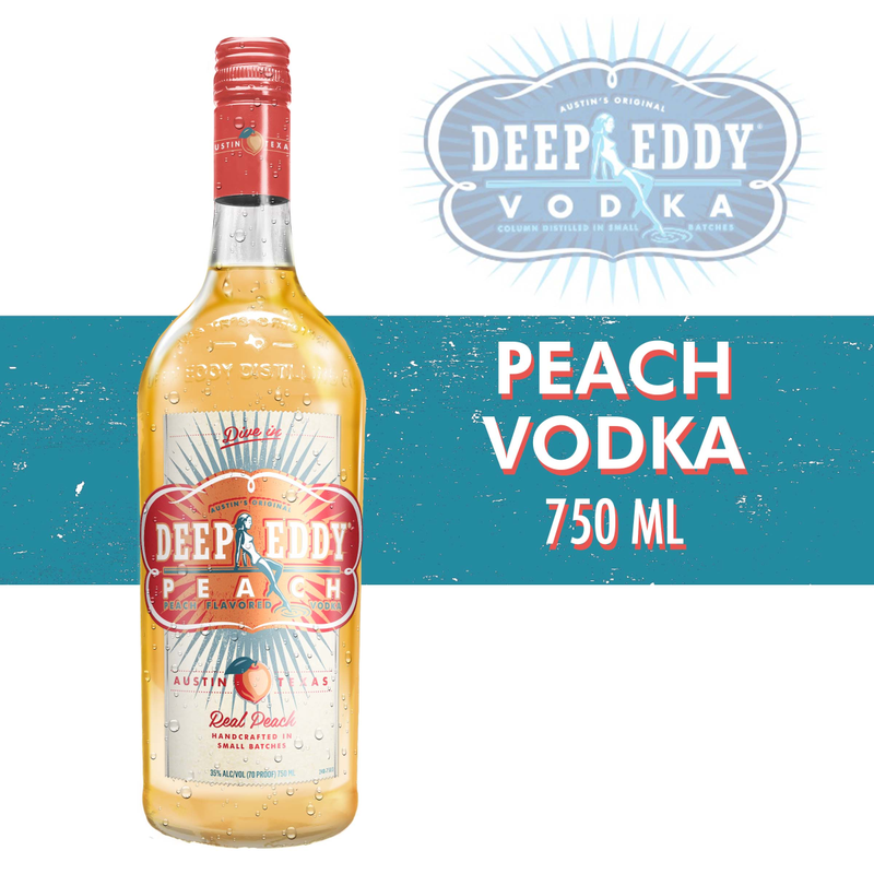 Deep Eddy's Peach Vodka 750 Ml