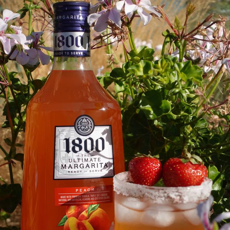 1800 The Ultimate Margarita Peach Ready to Drink Cocktail 1.75L 9.95% ABV