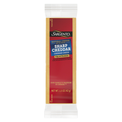 Sargento Natural Sharp Cheddar Cheese Bars - 1ct/1.5oz