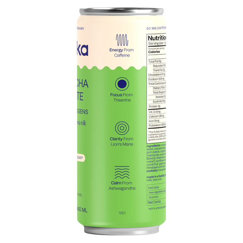 Taika Matcha Latte 8oz Can