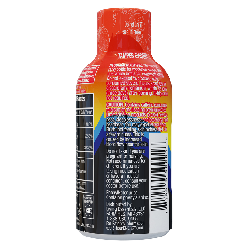 5-hour ENERGY Shot Regular Strength Berry 1.93oz Btl