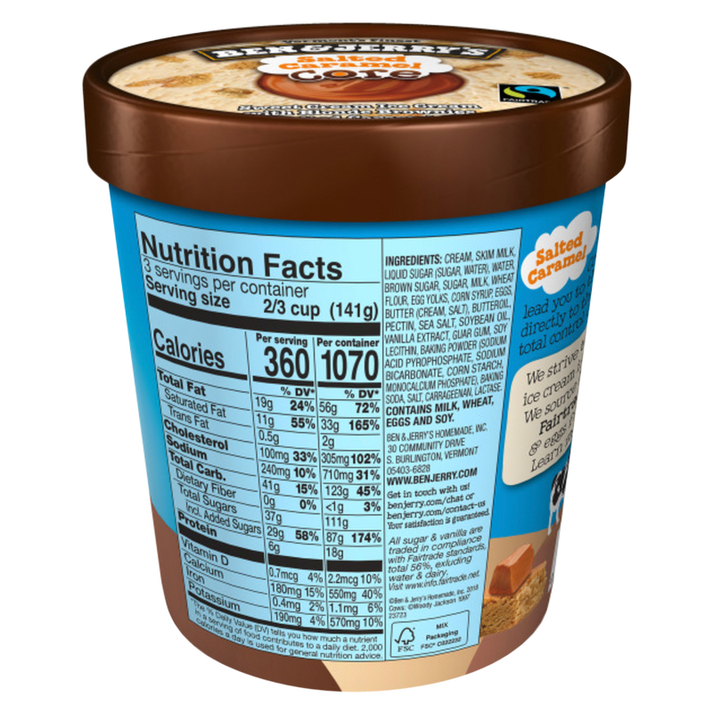Ben & Jerry's Salted Caramel Core Pint