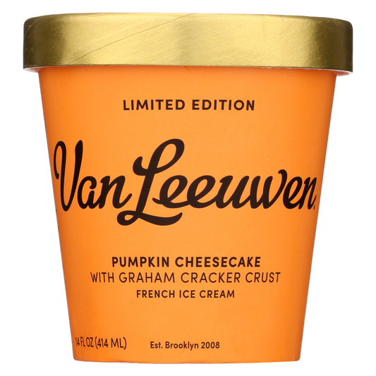 Van Leeuwen Pumpkin Cheesecake Ice Cream Pint, 14oz.