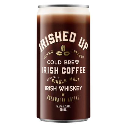 Irished Up Cold Brew Irish Coffee 4pk 200ml 12.5% ABV