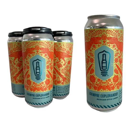 Bottle Logic Brewing Siempre Explorando Mexican-Style Lager 4pk 16oz