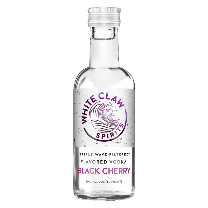White Claw Black Cherry Flavored Vodka 50ml (60 Proof)